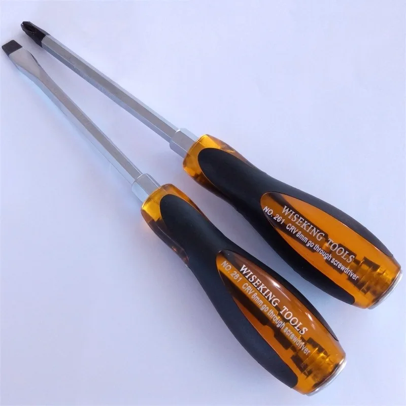 

Wear Heart-Pound Screw Driver 8 Per Cent Hexagonal Cross A- line Screwdriver Chrome Vanadium Steel Strong Magnetic Manual Screwd