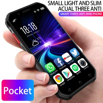 

SOYES S10 Waterproof Pocket Smartphone 3'' 3GB 32GB Fingerprint Face ID 5MP PTT SOS Google Play Store NFC Android 6.0 4G Phones