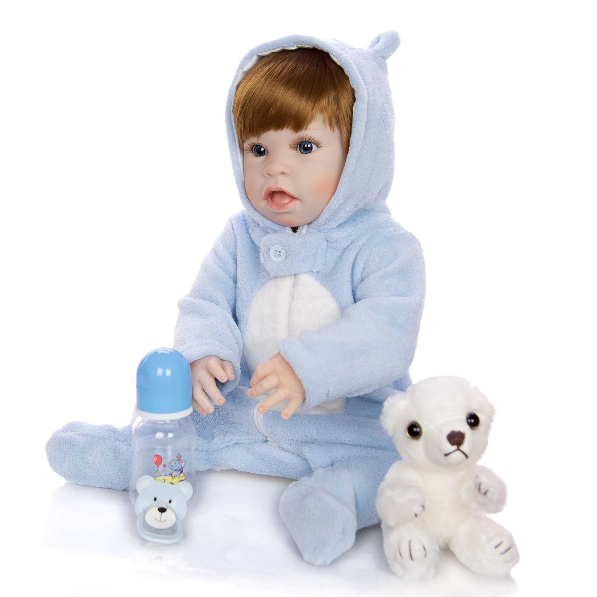 KEIUMI эксклюзивный Reborn Baby Doll мальчик 23 ''Полный Силиконовые винил ручной работы Детский приятель Boneca для детей, подарок ко дню рождения