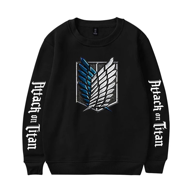 

Attack on Titan Cartoon Anime Hoodie Pullover Cosplay Fashion Men Women Capless Sweatshirt Long Sleeve Sport Unisex Hoodies Tops