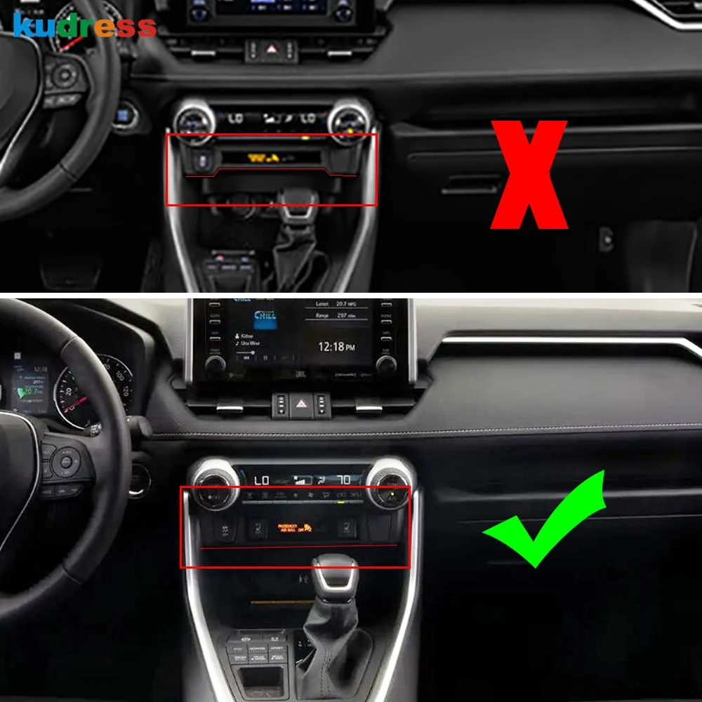 Для Toyota RAV4 RAV 4 углеродное волокно для салона автомобиля кнопка подогрева декоративное покрытие отделка авто аксессуары Стайлинг