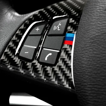 

Pro Steering Wheel Button Trim Tool Kit Decor Spare Carbon Fiber 1 Pair