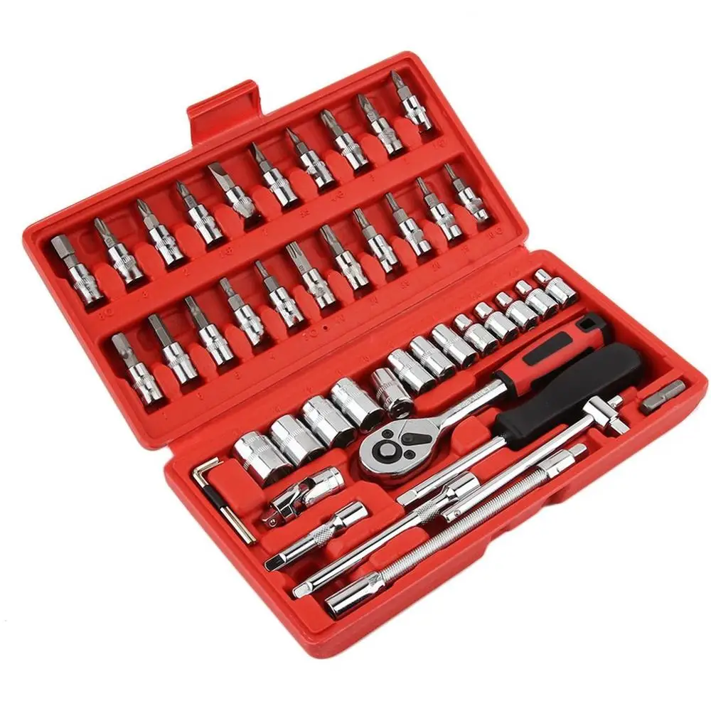 Torque Wrench Socket Set Universal Car Repair Tool Ratchet Combination Bit a of Keys Multifunction DIY Hand Tools | Инструменты