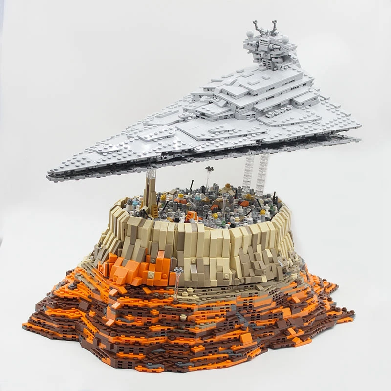 5000+ шт MOC первый заказ Звездный Разрушитель Звездные войны Империя над Jedha Fit Звездные войны модель строительные блоки кирпичи игрушки на день рождения