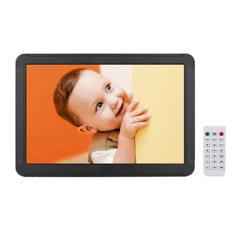 

8 inch LED Digital Photo Frame Desktop Electronic Album 1280x800 HD 16:9 Display Supports Music/Video/Photo Player/Alarm Clock/C