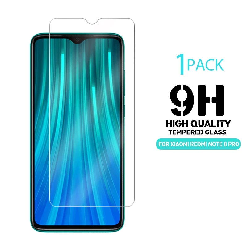 Закаленное стекло для Xiaomi Redmi Note 8 Pro защита экрана 2.5D 9H закаленное 8pro защитная
