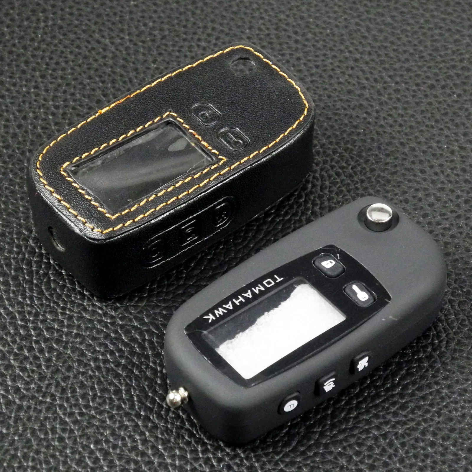 

jingyuqin 5-button remote folding flip holster Fob cover for Tomahawk TW9010 TW9020 TW9030 two-way alarm system