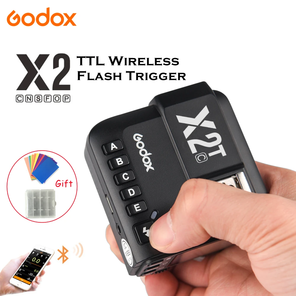 Godox X2T Series TTL HSS Flash Trigger Transmitter X2T-C/N/S/F/O/P For Canon Nikon Sony Olympus Panasonic Fuji Pentax Camera | Электроника