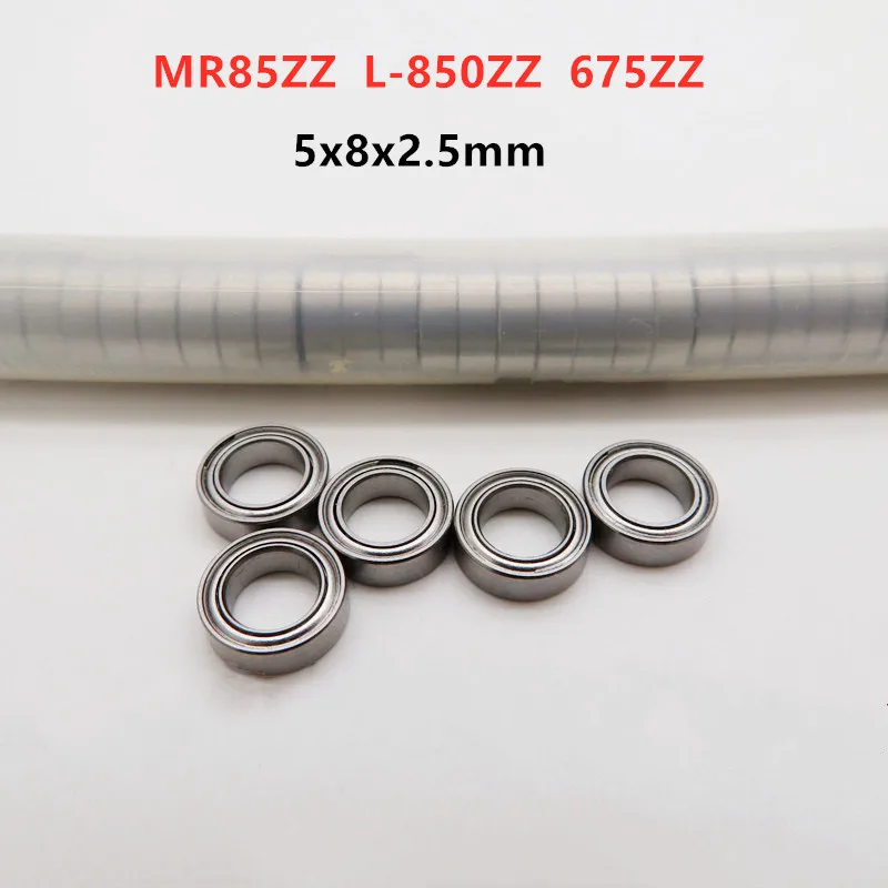 100 шт. Миниатюрный подшипник MR85ZZ 5*8*2 5 мм L-850ZZ 675ZZ шариковые радиальные подшипники x