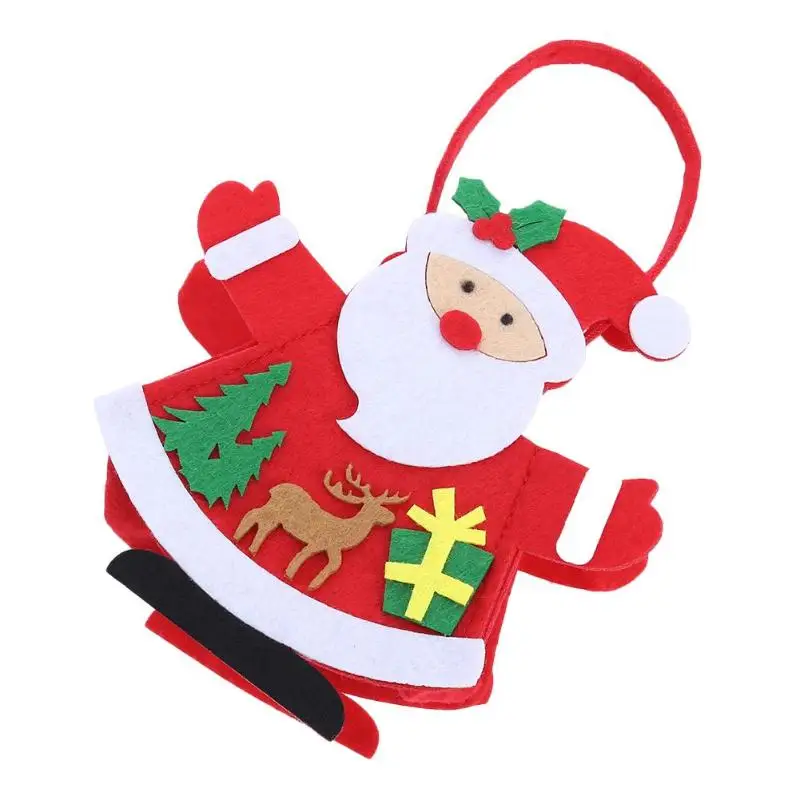 Санта Клаус сумка Рождественский подарок сумки плотный нетканный Санта Клаус одеваются