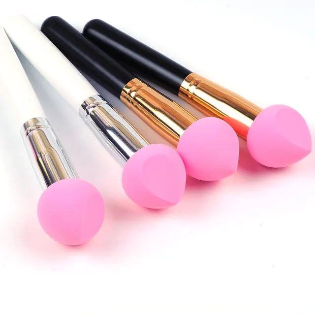 Allurement kou Non-Latex Sponge Head Liquid Foundation Makeup Brush Cream Brush Facial Beauty Makeup Tool Electricity Supplier S 1