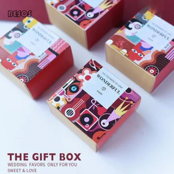 

Simple Fashion Pop Wind Geometric Leaves Musical Instrument Design Wedding Candy Chocolate Wholesale Promotional Gift Box B208D