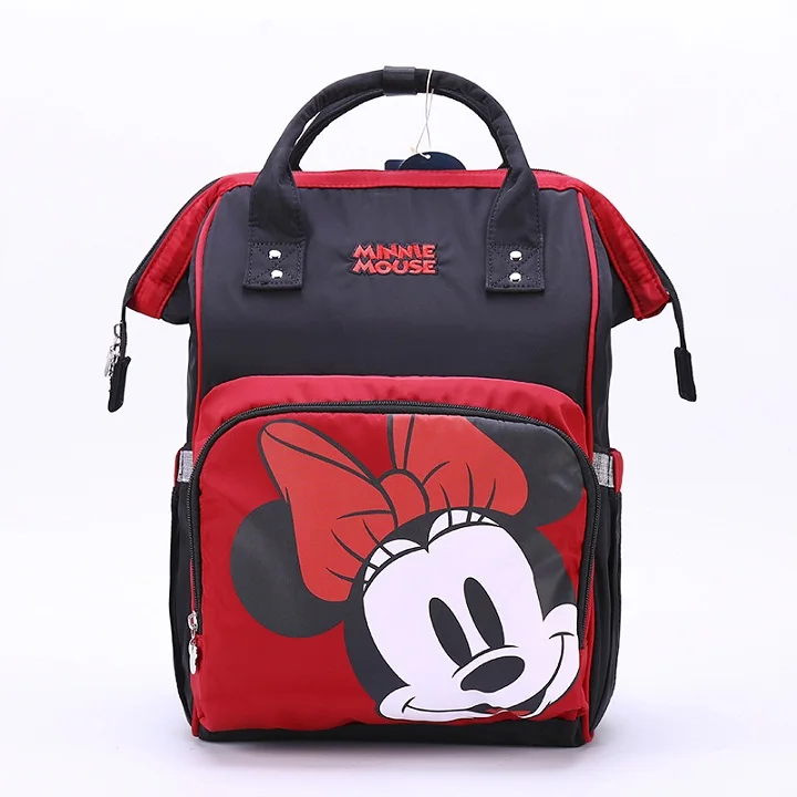 Сумка для подгузников disney Mommy Baby, водонепроницаемый, с подогревом, USB, Микки, мультяшный рюкзак, дорожная сумка, рюкзак для беременных женщин, большая емкость - Цвет: 01
