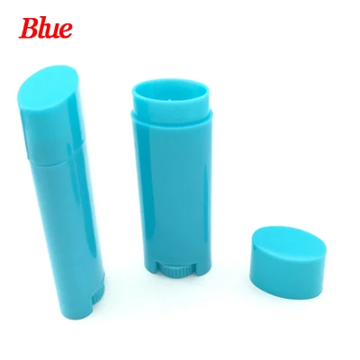 100PCS Blue 100 шт пустые 4,5 г/0,15 унций Овальные Плоские тюбики бальзам для губ тюбики губная помада контейнеры DIY косметические тюбики разноцветные бутылки - Цвет: 100PCS Blue