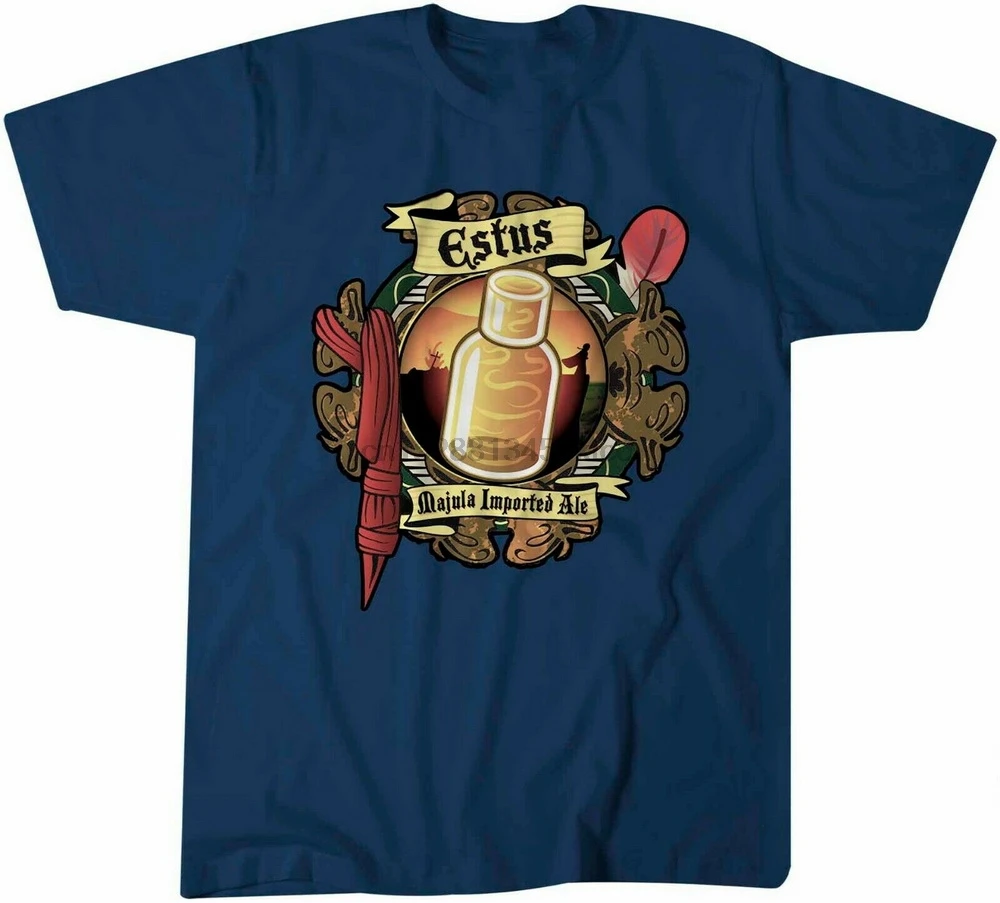 Estus Flask Majula Imported Dark Souls Tshirt T Shirt Mens Kids 0872 Adulti Casual Tee Shirt