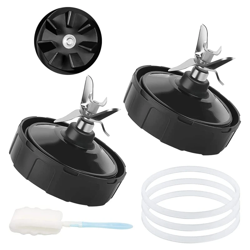 2 Pieces of 7 Fin Blender Blades Compatible with Ninja Blender Blades