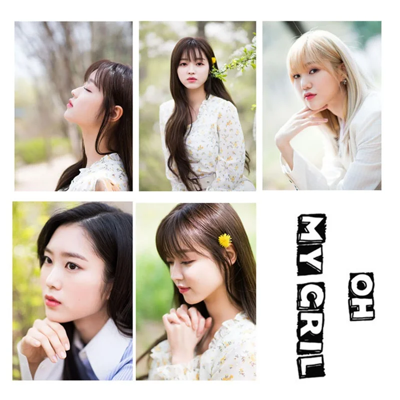 26 шт./компл. OH MY GIRL в пятом сезоне альбом карты с кристаллами наклейки самодельные фотобумажные карты наклейки