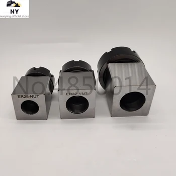 

1PCS ER40 ER32 ER25 Square Collet Chuck Holder Mayitr Block For Lathe Engraving Machine