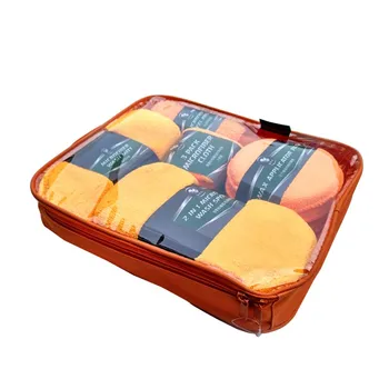 

9pcs Wash Tools Pads Car Cleaning Kit Multifunctional Combination Waxing Microfibre Interior Exterior Towel Sponge Detailing