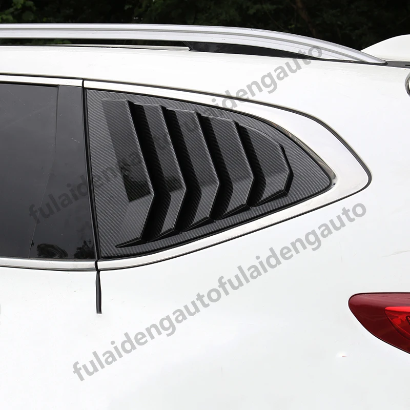2 шт. для Honda CRV CR-V- углеродное волокно ABS задняя панель с прорезями на окно крышка четверть стекло литья отделка автомобиля Стайлинг Аксессуары