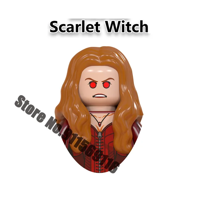 Superhero Building block Loki Sylvie Iron Man Spiderman Hulk Thor Captain America Venom Groot Thanos Vision Falcon Action Figure A-WM724