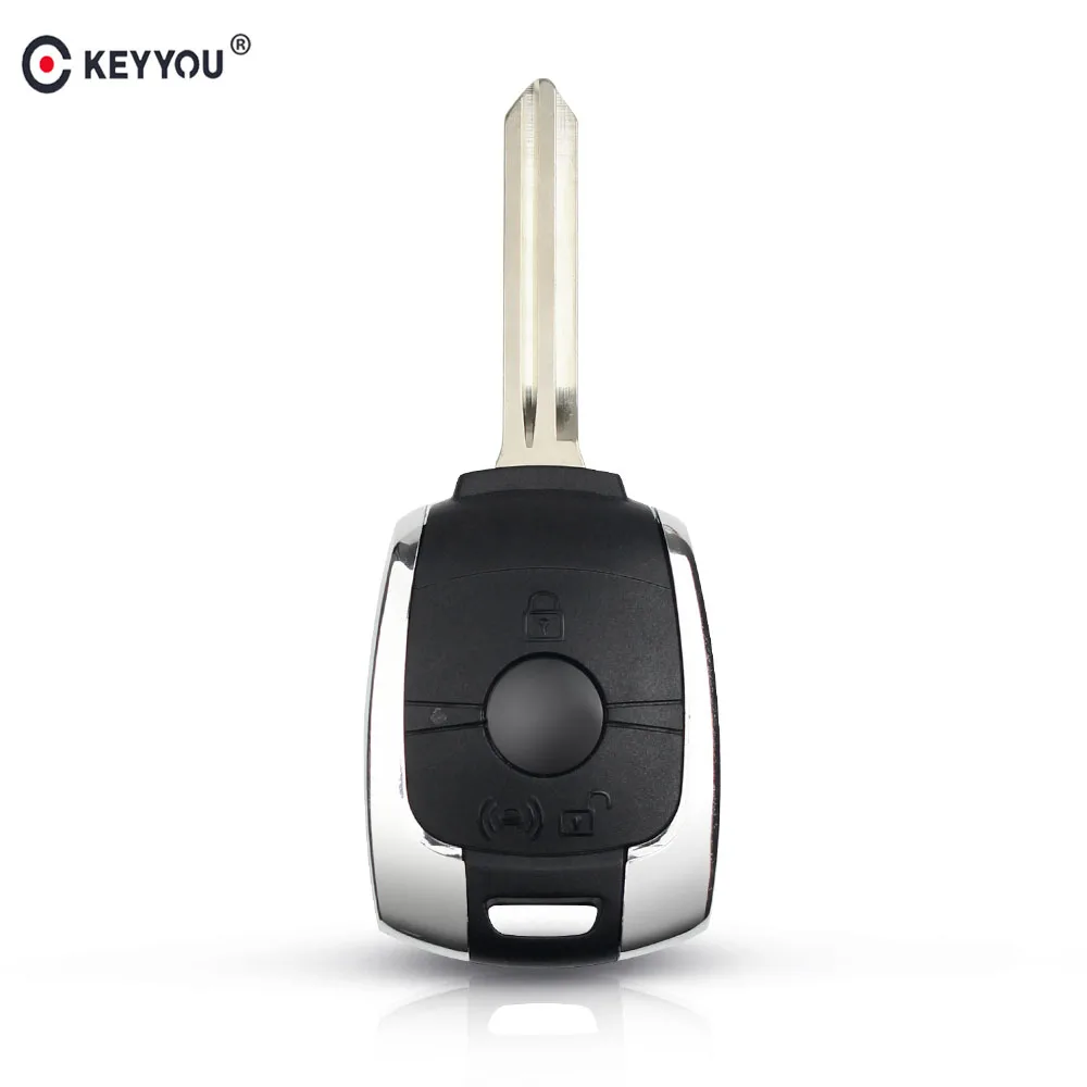 

KEYYOU Buttons Replacement Remote Key Shell Case Fob for SsangYong Actyon Kyron Rexton Korando Replacement part