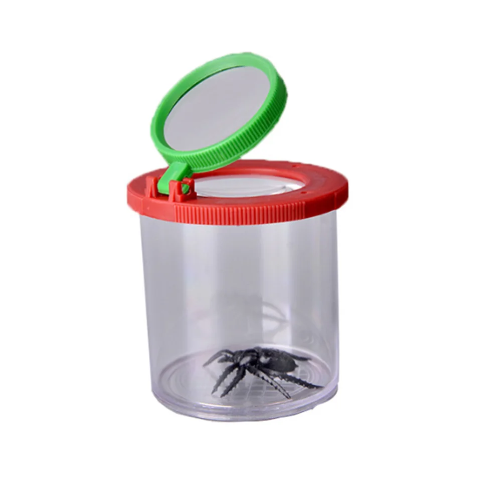 Bug Collect ОСА игрушечная Лупа дворник наблюдение за насекомыми многофункциональные полированные линзы Детские тараканы ловушки