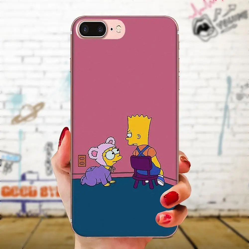 Для Xiaomi Redmi Note 2 3 3S 4 4A 4X5 5A 6 6A Pro Plus Мягкий чехол с изображением Симпсона - Цвет: as picture