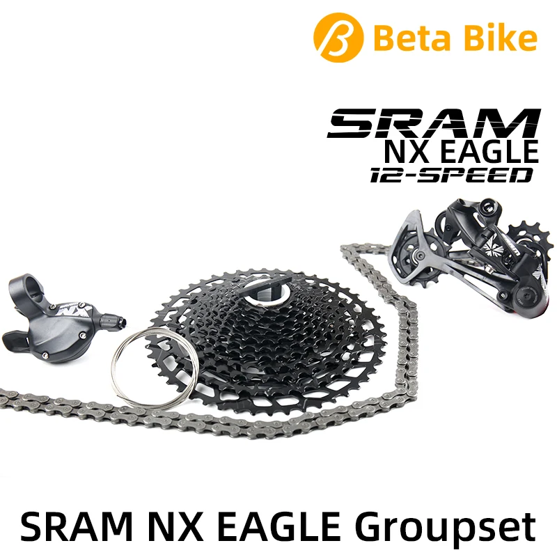 US $191.00 SRAM NX EAGLE 4 Kits Groupset 1x12 12 speed 1150T MTB bike Trigger Shifter Rear Derailleur Chain NX EAGLE cassette freewheel