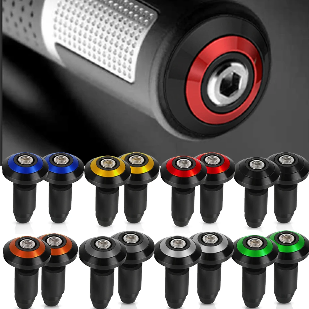 

Motorcycle Handle Bar End Handlebar Grips Cap Silder Plug For honda CB650F CB650R CB750 cb750f CB900F CB919 CBF1000 CBF190R