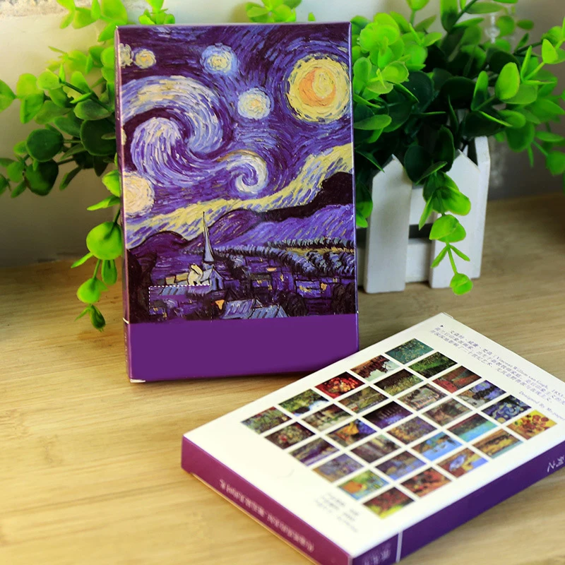 30sheets/LOT Oil Painting Postcard Vintage Paintings Postcards/Greeting Card/Wish Card/Fashion Gift | Канцтовары для офиса и