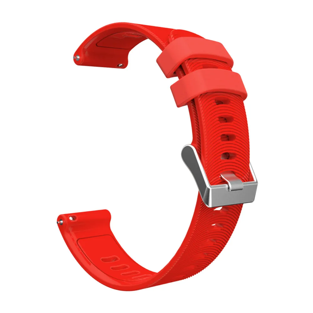 Silicone Wristband Watch Strap for Garmin Vivoactive /HR/ Vivoactive3 MUSIC Forerunner 245 645 For Samsung Gear S2 Sport Watch