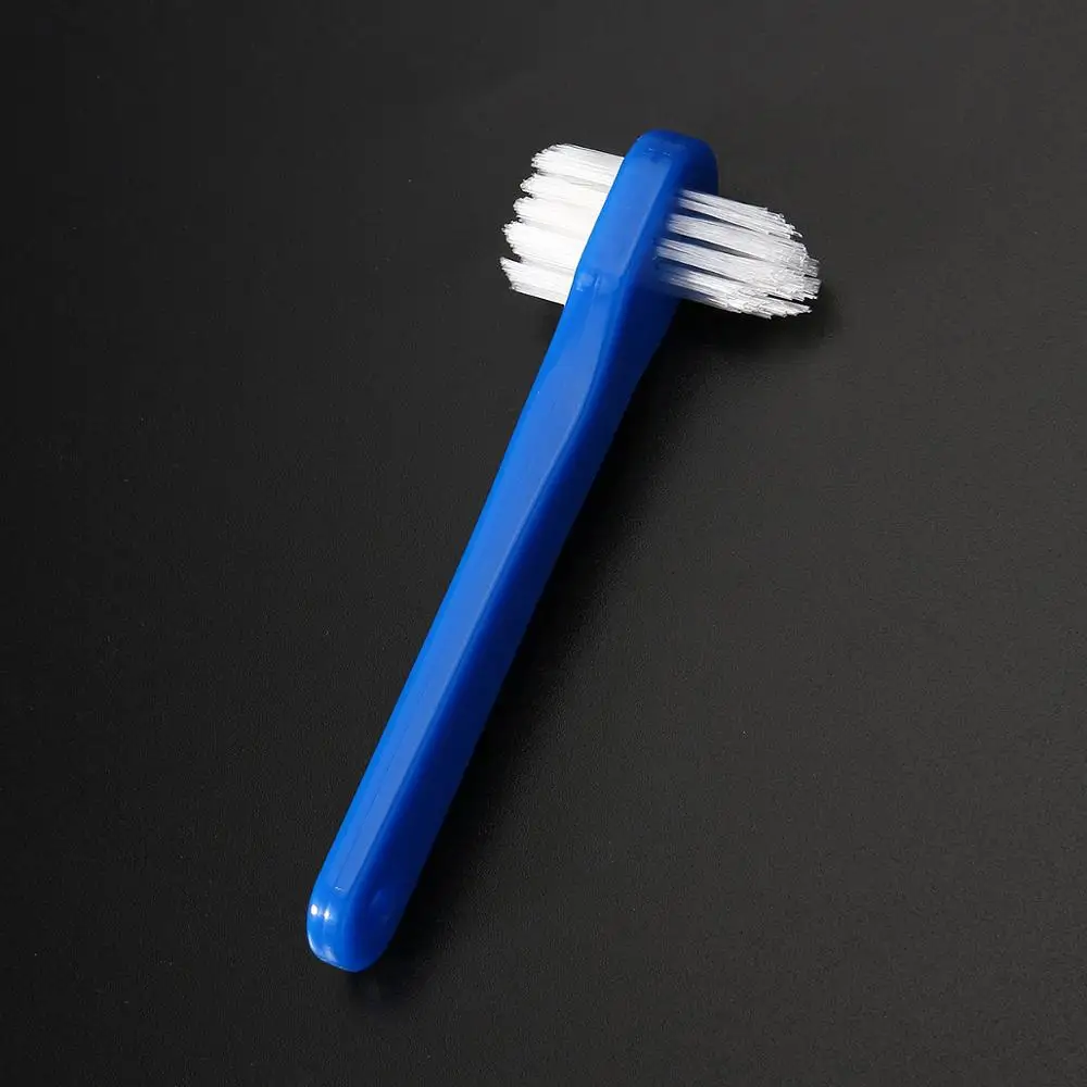 1 шт. Т-образная зубная щетка специальная с двумя головками ложные зубные щетки