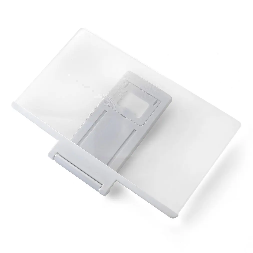 3D screen mobile phone amplifier 12 inch HD video magnifying glass projector Practical portable projectors