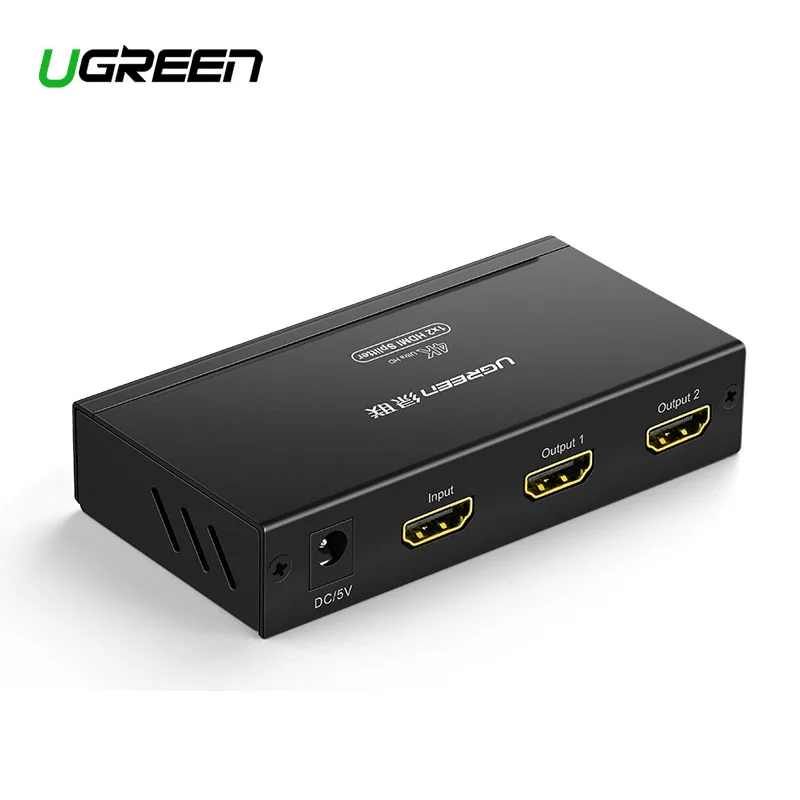 Ugreen 1 In 2 Out HDMI Splitter 4K HDCP1.4 Splitter HDMI 1x2 1x4 1x8 Adapter with EU Power for PS4