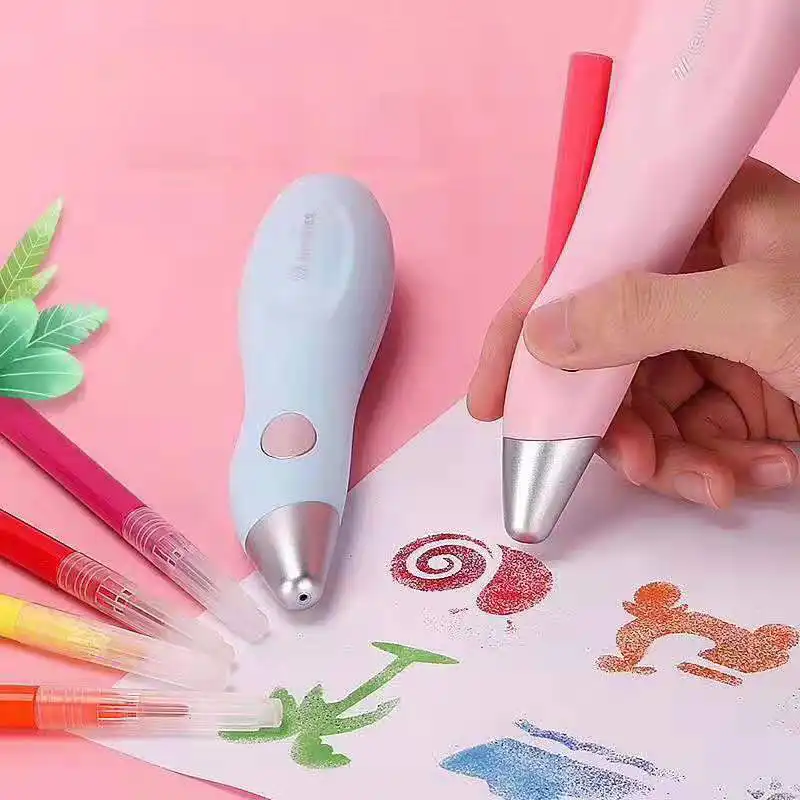 pink electric airbrush girls art set