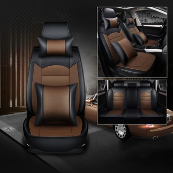 

WLMWL Universal Leather Car seat cover for Renault all models logan scenic fluence duster megane captur laguna kadjar