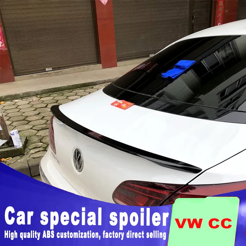 Новый дизайн для Volkswagen VW CC от 2009 до 2017 задний спойлер с крыльями багажника