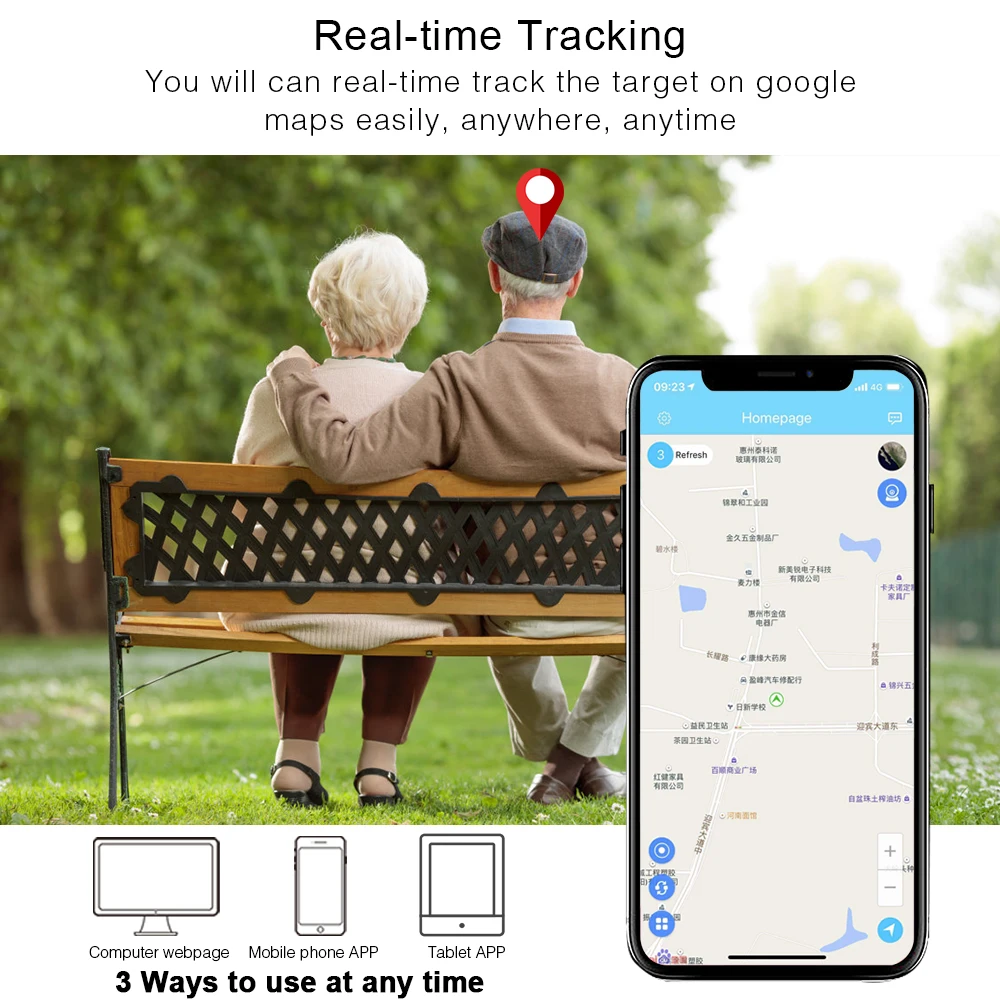 Мини gps трекер для детей для пожилых растредор gps SOS сигнализация голосовой монитор ошейник для домашних животных в реальном времени отслеживание гео-забор срок службы бесплатно