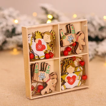 

Party Pendant 12PCS Christmas Tree Hanging Decorations Craft Gift Ornament