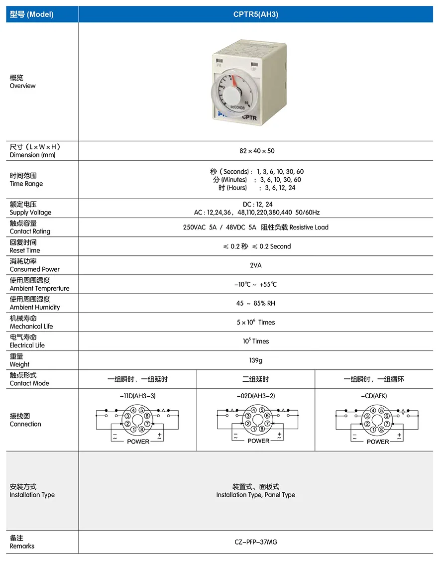 Relé universal do tempo, fora do sincronismo