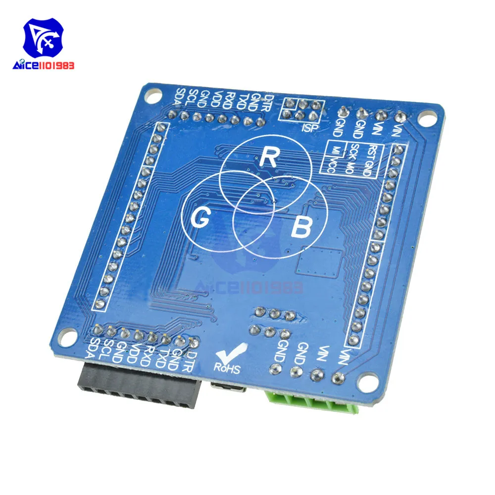 Diymore 8x8 RGB светодиодный матричный общий анод плата с RBG светодиодный драйвер щит модуль для Arduino