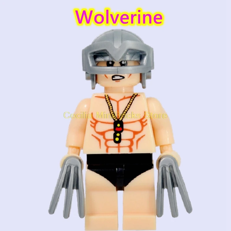 X-men Темный Феникс Марвел Росомаха Жан серый Мистика Магнето проф. X Beast Cyclops Quicksilver Storm - Цвет: Wolverine