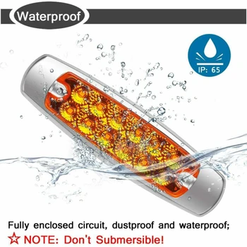 

Lorry Side Marker Clearance Light DC 12-24V W/ Mounting Screw Van Caravan