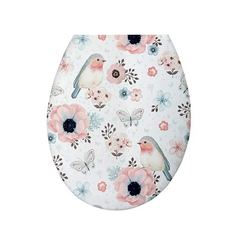 U Shape Thickened Premium Pp Material Waterproof Corrosion Resistant Toilet Seat Cover Lid Bathroom Fixture General Purpose