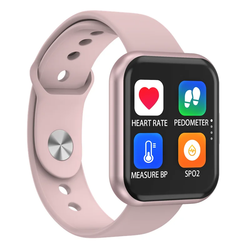 GIAUSA reloj inteligente T88, reloj inteligente rosa para mujer con control  del ritmo cardíaco, reloj inteligente deportivo completamente táctil de  hombre y mujer, reloj inteligente negro para Android e IOS|Relojes  inteligentes| -