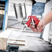 Распылитель высокого распыления гравитационный подающий ручной пневматический Краскораспылитель G1/4 для дома