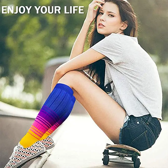Compression Stockings Hiking Cycling Pressure Varicose Vein Stocking Yoga Golf Workout Wightlifting Socks Best Gift For Nursing