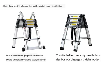 

2.2 M Aluminum Multi-use Ladder for Photography,household,outdoor Engineering Painting 160kg Load Capacity