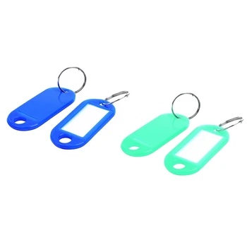 

Key Ring Tags(100Pcs Blue&100Pcs Green)